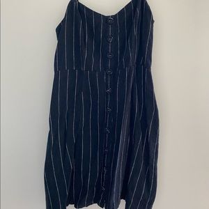Blue and white stripes Forever 21 dress